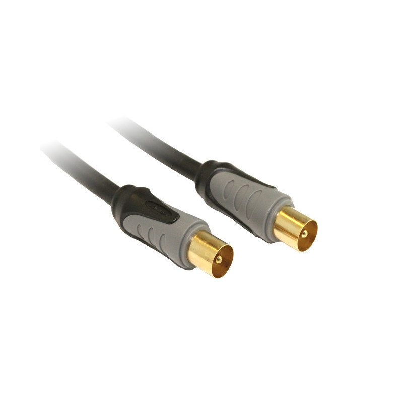 1M TV Antenna Cable OFC 24K Gold-plated