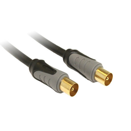 1M TV Antenna Cable OFC 24K Gold-plated