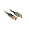 1M TV Antenna Cable OFC 24K Gold-plated