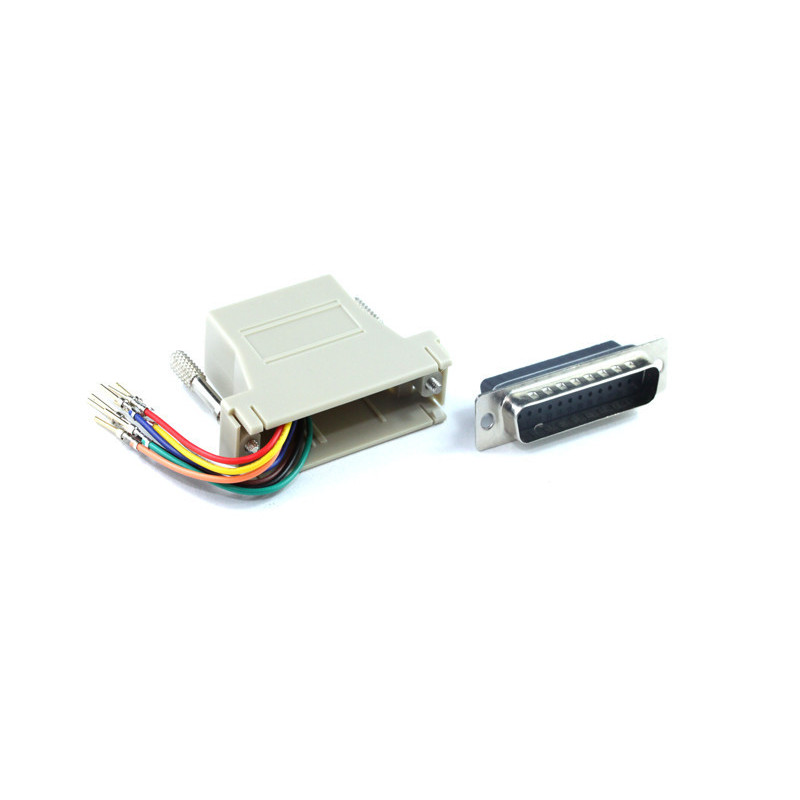 DB25M To RJ45 F Adaptor