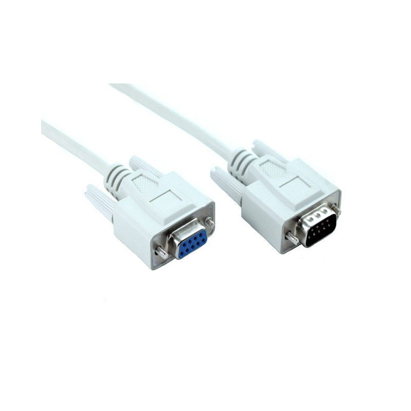 2M DB9M-DB9F Serial Extension Cable