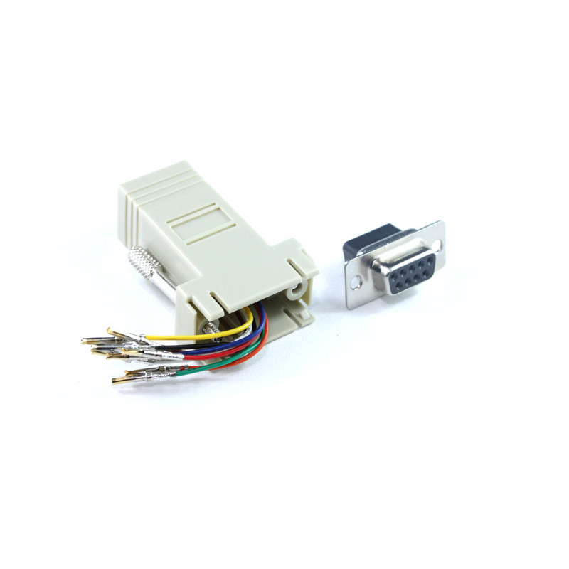 DB9F To RJ45 F Adaptor