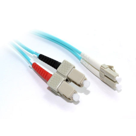 1M LC-SC OM3 10GB Multimode Duplex Fibre Optic Cable