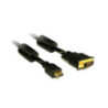 2M HDMI-DVI-D Cable
