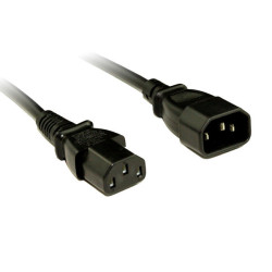 1M IEC C13 To C14 Power Cable