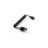 1M Coiled Micro USB 2.0 Cable