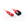 1M Red IEC C13 to C14 Power Cable
