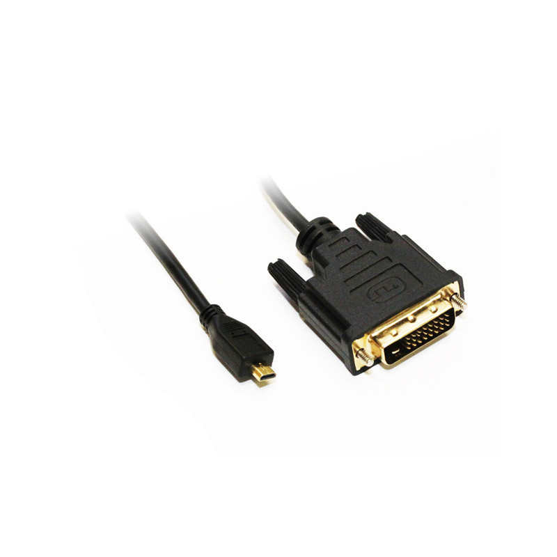 2M Micro HDMI to DVI-D Cable
