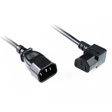 2M Right Angle C13 to C14 Power Cable