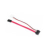 Astrotek Slim SATA Cable 30cm + 10cm 6 pins + 7 pins to 4 pins + 7 pins Red Colour