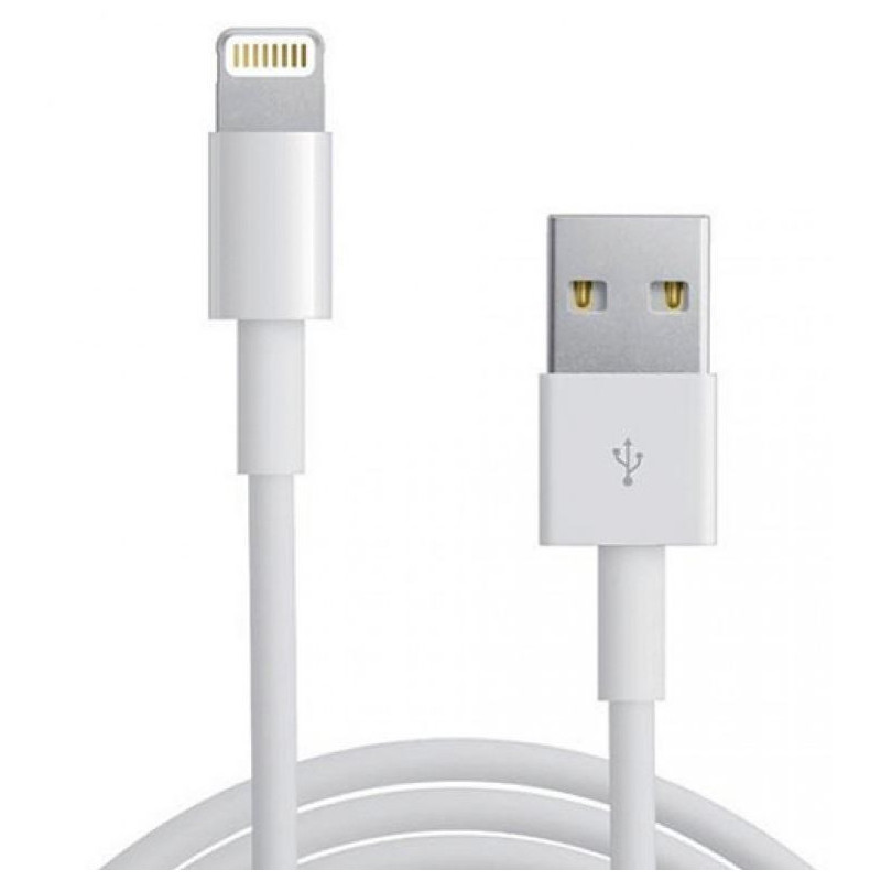 iPhone 5 / 6 Lighting Data Charger Cable 1m - USB Type A M to 8 pin M