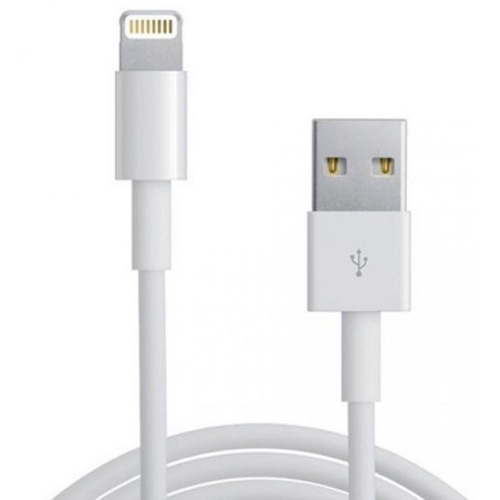 iPhone 5 / 6 Lighting Data Charger Cable 1m - USB Type A M to 8 pin M