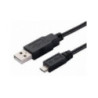2m USB to Micro USB Cable - Type A Male to Micro Type B Male Black
