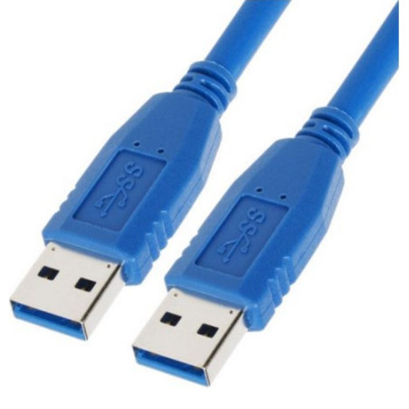 1m USB 3.0 Cable - Type A Male to Type A Male Blue Colour