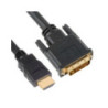 3m HDMI to DVI-D Adapter Converter Cable - Male to Male OD6.0mm