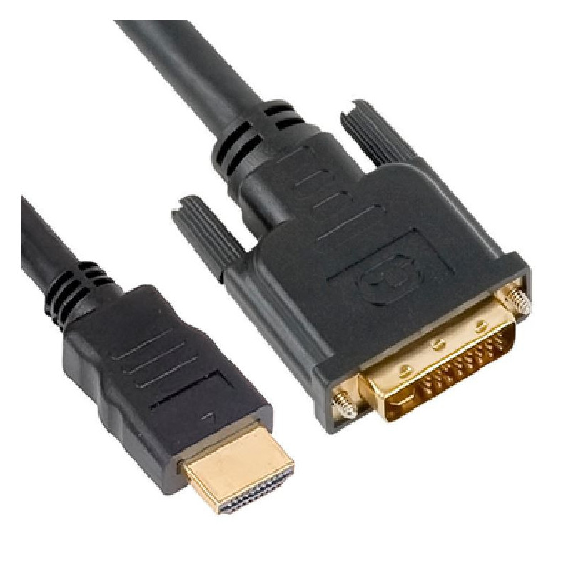 Astrotek 5m HDMI to DVI-D Adapter Converter Cable - Male to Male 30AWG Gold Plated PVC Jacket for PS4 PS3 Xbox 360 Monitor PC Co