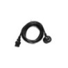 Power Cable from 3-Pin Piggy Back AU Male to 2 IEC C13 F 3m