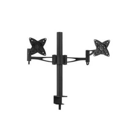 Brateck Dual (2) LCD Monitor Table Stand w/Arm & Desk Clamp Up to 23'