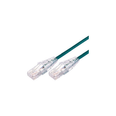 Comsol 0.5m 10GbE Ultra Thin Cat 6A UTP Snagless Patch Cable LSZH (Low Smoke Zero Halogen) - Green
