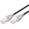 Comsol 1.5m 10GbE Ultra Thin Cat 6A UTP Snagless Patch Cable LSZH (Low Smoke Zero Halogen) - Black