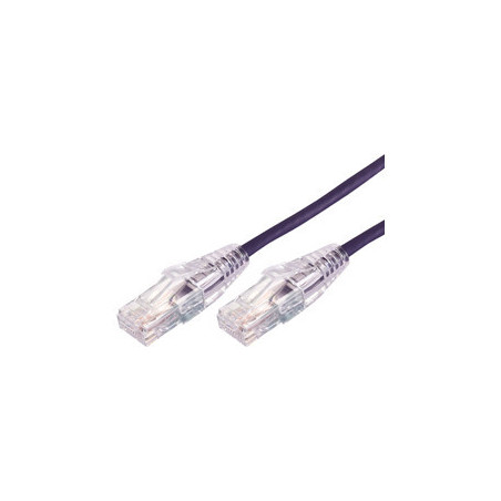 Comsol 1.5m 10GbE Ultra Thin Cat 6A UTP Snagless Patch Cable LSZH (Low Smoke Zero Halogen) - Purple