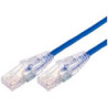 Comsol 1m 10GbE Ultra Thin Cat 6A UTP Snagless Patch Cable LSZH (Low Smoke Zero Halogen) - Blue