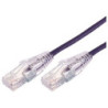 Comsol 1m 10GbE Ultra Thin Cat 6A UTP Snagless Patch Cable LSZH (Low Smoke Zero Halogen) - Purple