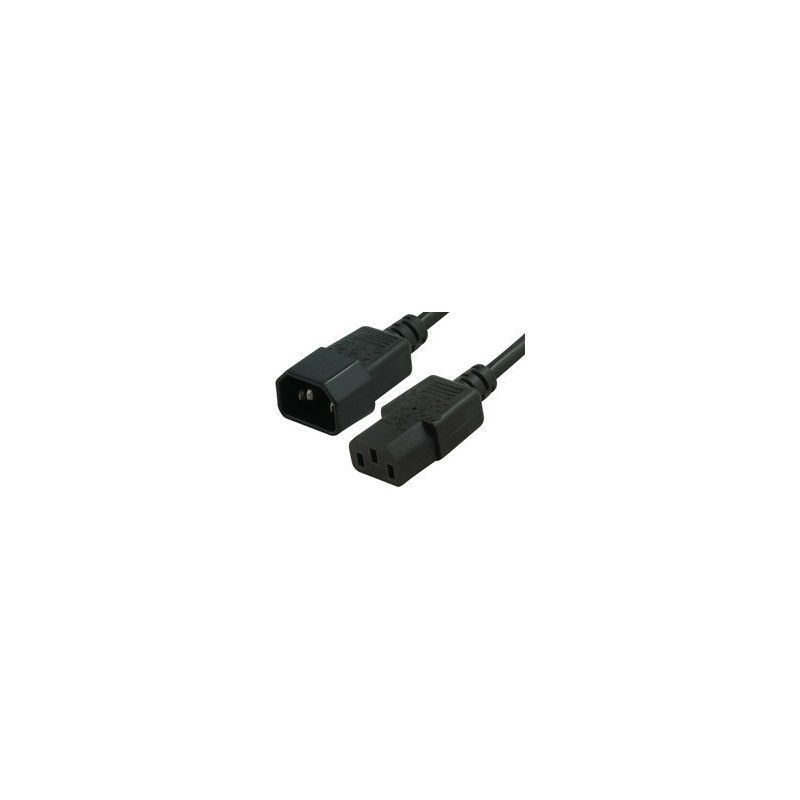 Comsol 1m Power Extension Cable IEC-C13(F) - IEC-C14(M)