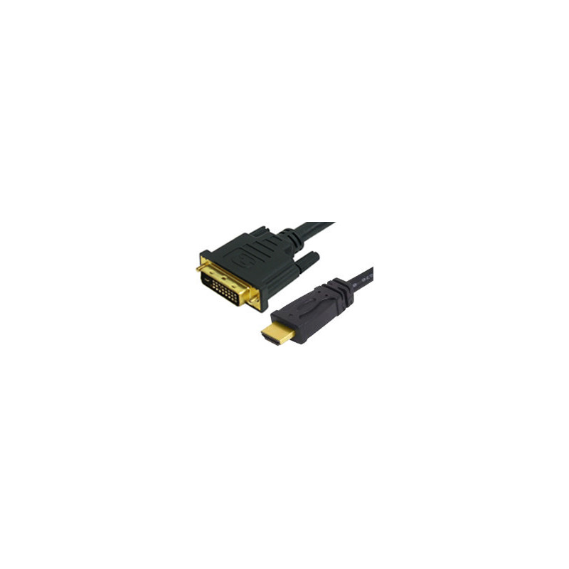 Comsol 1m HDMI Male to DVI-D Male Cable
