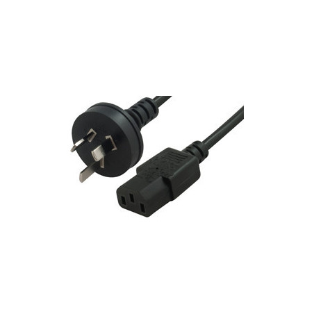 Comsol 1m Mains Outlet Power Cable 3PIN AUS(M) - IEC-C13(F)