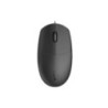Rapoo N100 Wired USB Optical Ambidextrous Mouse - Black