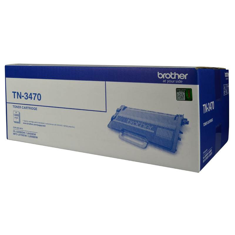 Brother TN-3470 Mono Laser Toner - High Yield upto 12000 Pages- L6200DW, L6400DW, L6700DW, L6900DW