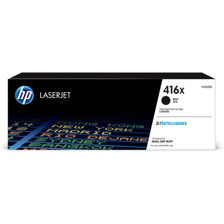 HP 416X High Yield Black Original LaserJet Toner Cartridge (W2040X)