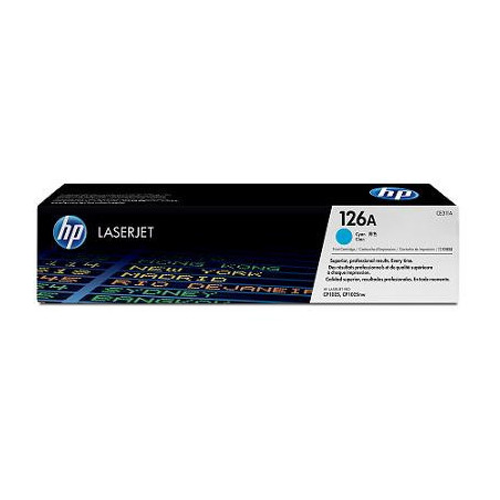 HP 126A Cyan LaserJet Toner Cartridge (CE311A)