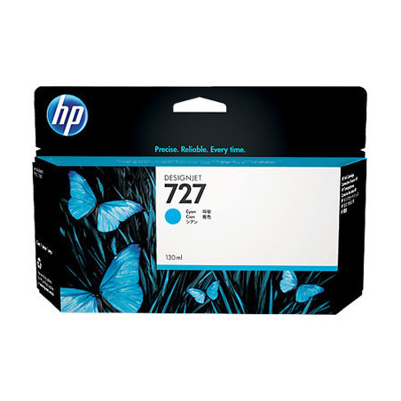 HP 727 130-ml Cyan Designjet Ink Cartridge B3P19A