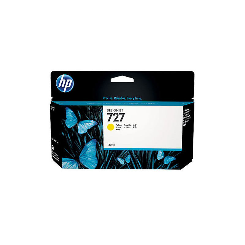 HP 727 130-ml Yellow Designjet Ink Cartridge B3P21A