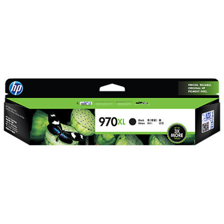HP 970XL High Yield Black Original Ink Cartridge - up to 9200 pages (CN625AA)