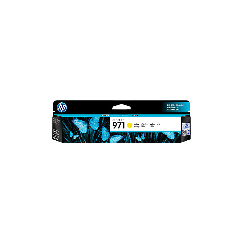 HP 971 Yellow Original Ink Cartridge - up to 2500 pages (CN624AA)