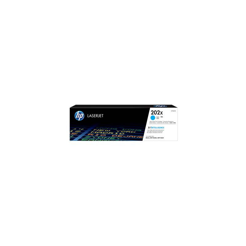 HP 202X LaserJet Toner Cartridge - Cyan (CF501X)