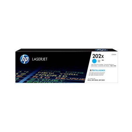HP 202X LaserJet Toner Cartridge - Cyan (CF501X)