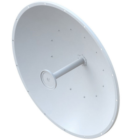 Ubiquiti 5GHz airFiber Dish 34dBi Slant 45 Degree Signal Angle for Optimum Interference Avoidance, Universal Pole Mount, Weather