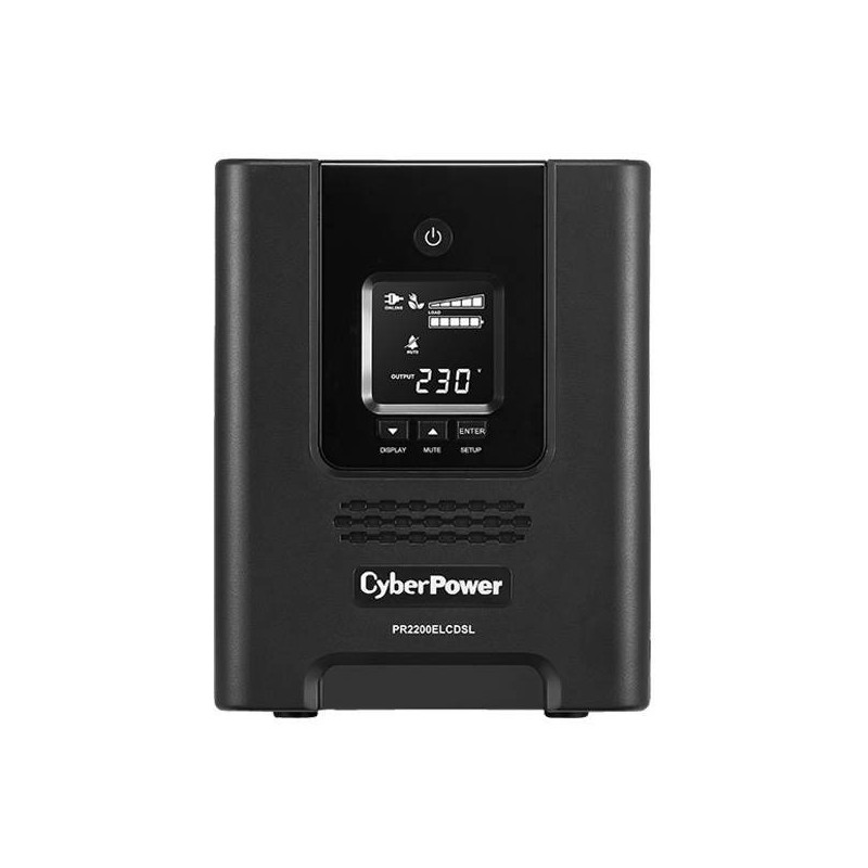 CyberPower PR2200ELCDSL Professional Tower 2200VA / 1980W Pure Sine Wave UPS