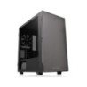Thermaltake S100 Tempered Glass Micro-ATX Case - Black