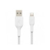 Belkin Boost Charge 1m Lightning to USB-A Braided Cable - White