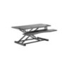 Brateck DWS28 Gas Spring Sit-Stand Desk Converter With Keyboard Tray Deck