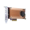 QNAP QM2-2P-244A Dual M.2 22110/2280 PCIe SSD Expansion Card