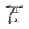 Brateck Dual Arm Full Extension Select Gas Spring Monitor Arm - 17in-35in