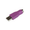 StarTech Replacement PS/2 Keyboard to USB Adapter - F/M