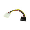 StarTech 6in 4 Pin LP4 to SATA Power Cable Adapter