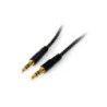 StarTech 3 ft Slim 3.5mm Stereo Audio Cable - M/M